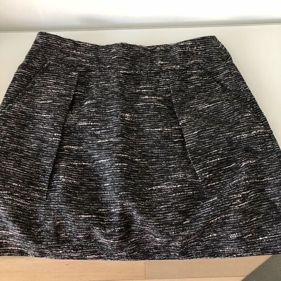 Loft Textured Lined A-line Skirt - Picture 2 of 8